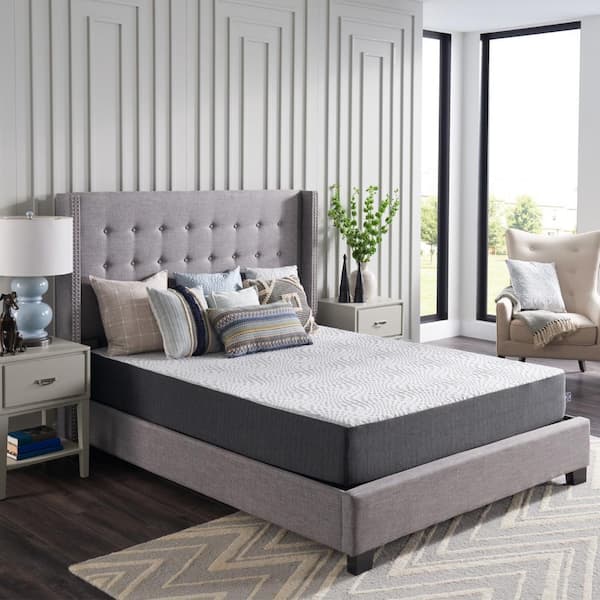 Sealy Essentials 10 in. Medium Hybrid Smooth Top Full Mattress in a Box