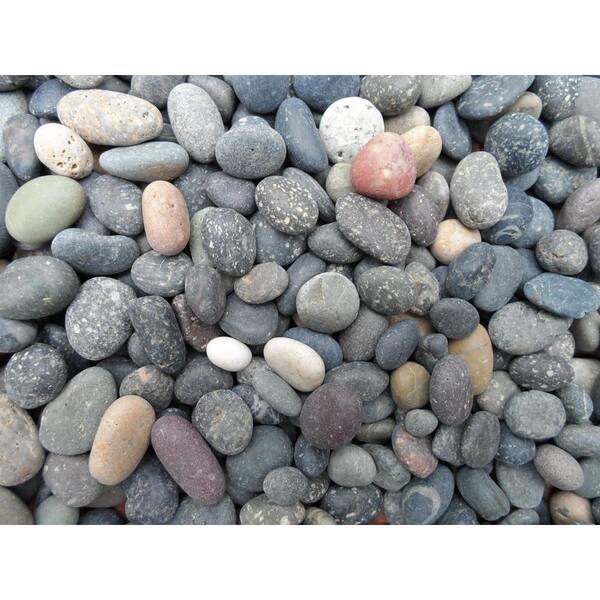 Butler Arts 3/8 in. to 5/8 in. Mixed Mexican Beach Pebble (2200 lb. Contractor Super Sack)