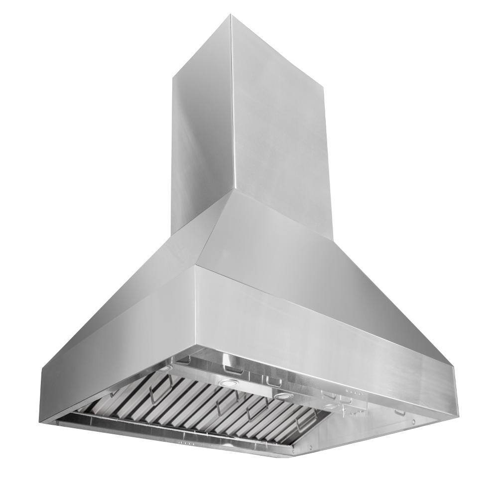 PLJI 103.36 36 in. 1200 CFM Island Mount Range Hood Stainless Steel with LED Lights price history on PriceWatchPro