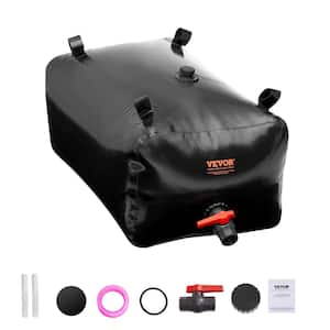 240L/63.4 gal. Water Storage Bladder, Portable RV Water Tank, 1000D PVC Collapsible Water Storage Containers