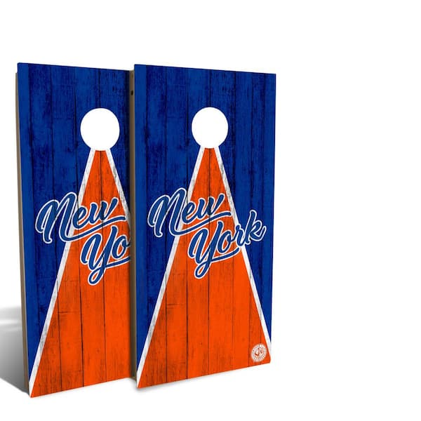 New York Football Cornhole Boards Outdoor Lawn Game 