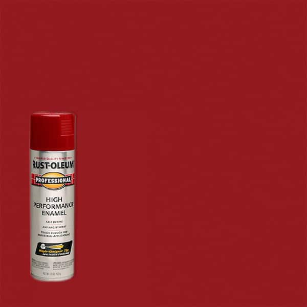 Rust-Oleum Professional 15 oz. High Performance Enamel Gloss Regal Red Spray Paint (6-Pack)
