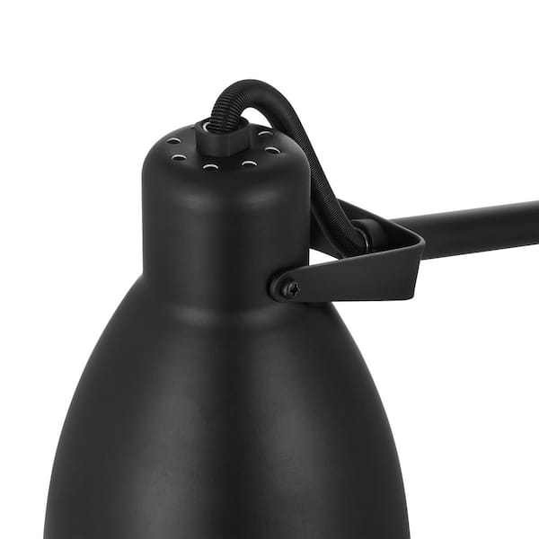 Hampton Bay 24 in. Black Architect Desk Lamp RS2204161BK - The