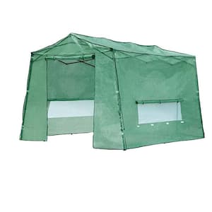 8.5 in. x 6.9 in. x 7.4 in. H Walk-in Greenhouse Garden with Hand Shovel in Green