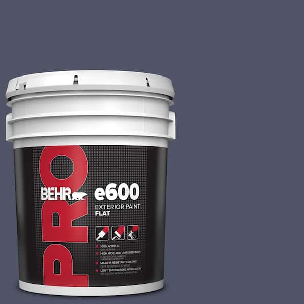 BEHR PRO 5 gal. #S560-7 Lap of Luxury Flat Exterior Paint PR61305 - The ...