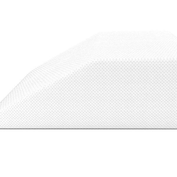 White Medium Memory Foam Maternity Wedge Pillow