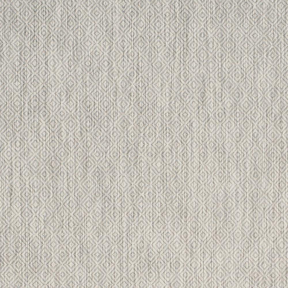 Elegant Gray Synthetic 9' x 12' Easy-Care Rectangular Area Rug