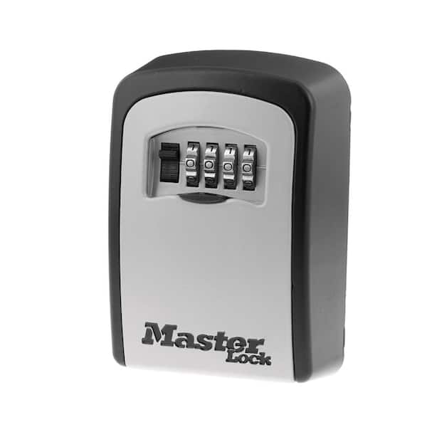 Master Lock Box Resettable Combination Dials 5401dhc - Wall Mount Lock Box Home Depot