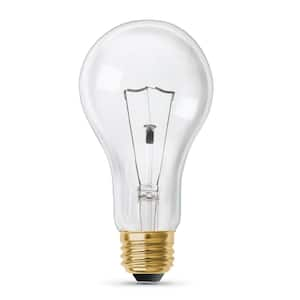 200-Watt High Lumen Clear A21 Medium E26 Soft White (2700K) Utility Incandescent Light Bulb (1-Bulb)