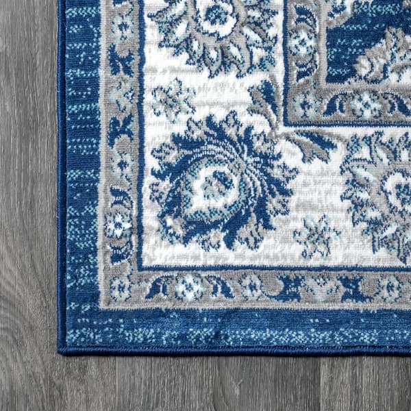 JONATHAN Y Modern Persian Vintage Moroccan Traditional Navy/Light
