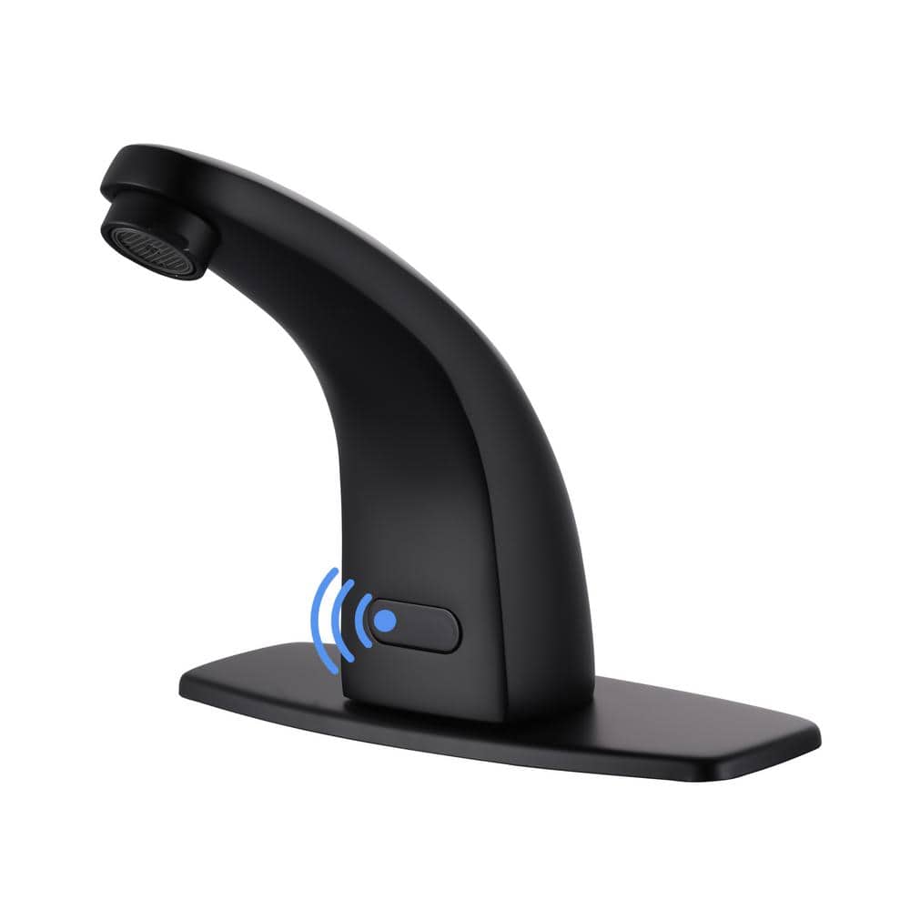 WOWOW Battery-Powered Commercial Touchless Single Hole Bathroom
