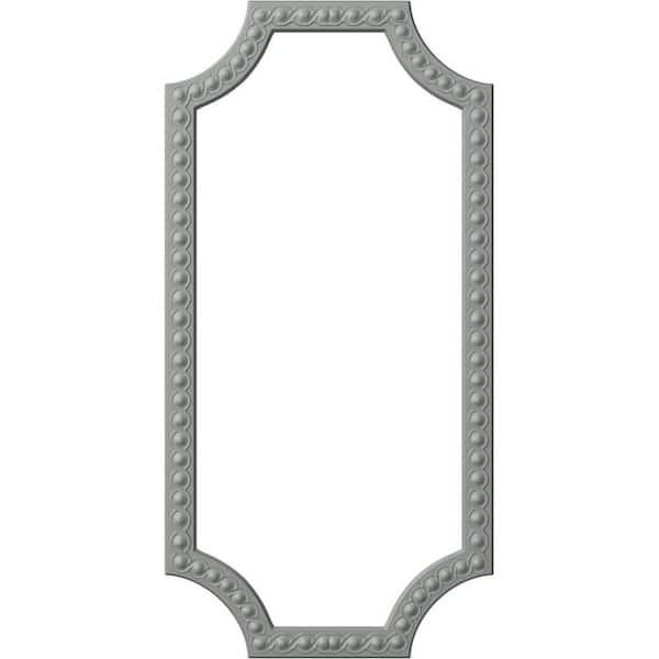 Ekena Millwork 24 in. W x 48 in. H Unfinished Polyurethane Foster Running Coin Panel Moulding Kit (Single Panel)