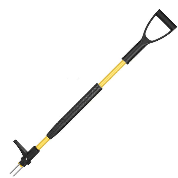 39 Inch Heavy Duty Stand Up Weed Puller Tool Detachable 3 Claw Weeder Ergonomic Long Handle for Garden