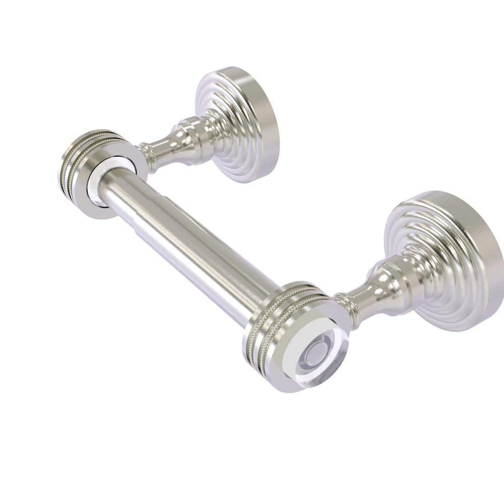 Pacific Grove 2-Post Wall-Mount Toilet Paper Holder with Dotted Accents in Satin Nickel price history on PriceWatchPro