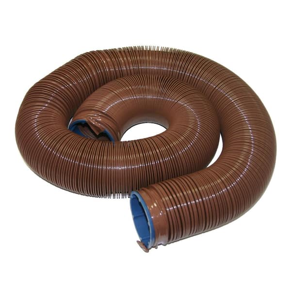 Valterra EZ Flush Standard Drain Hose - 20 ft., Bronze (Bagged)
