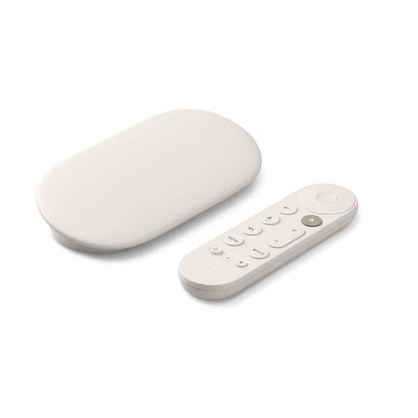 Google TV Streamer (4K) with Voice Remote - Porcelain GA05662-US