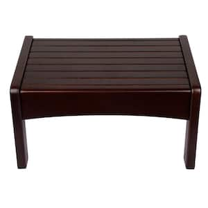 Espresso Slatted Step Stool