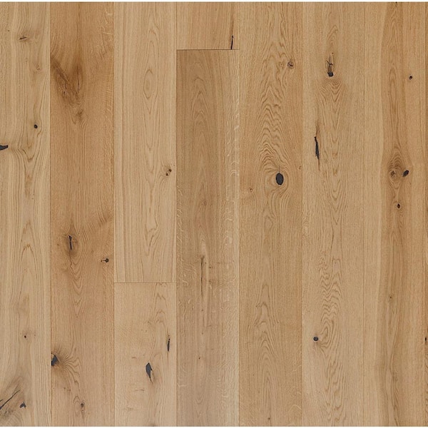 ASPEN FLOORING Take Home Sample - Sunlight White Oak Water Resistant Engineered Hardwood Flooring