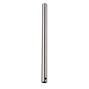 18 in. Polished Nickel Extension Downrod