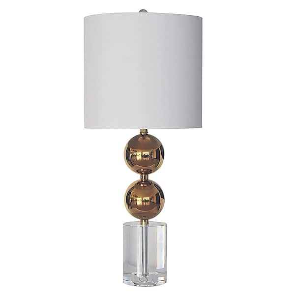 Unbranded Elvina I 30.75 in. Gold Table Lamp