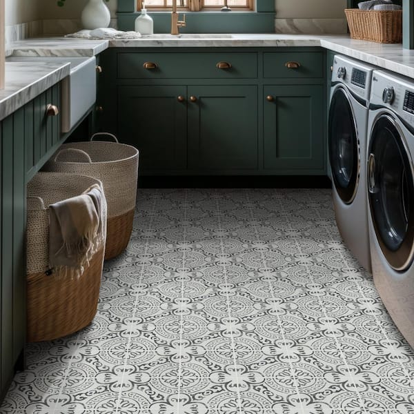 MSI Take Home Tile Sample-Baroque Stamp 4 in. x 4 in. Matte