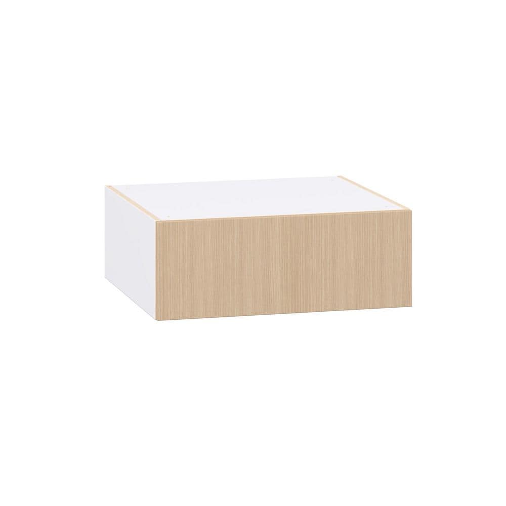 Timberline 27 in. W x 24 in. D x 10 in. H Assembled Shaker Wall Bridge Kitchen Cabinet in Mojavi Oak with Lift Up Door price history on PriceWatchPro