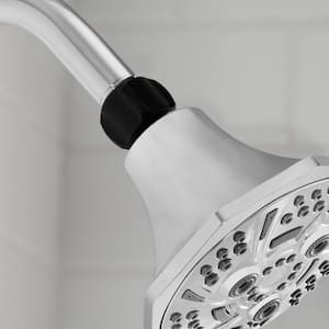 Fairpark 5-Spray Patterns with 4.7 in. Tub Wall Mount Single Fixed Shower Head in Polished Chrome