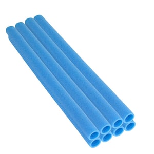 Machrus Upper Bounce 44 in. Blue Trampoline Pole Foam Sleeves Fits for 1.75 in. Dia Pole (Set of 8)