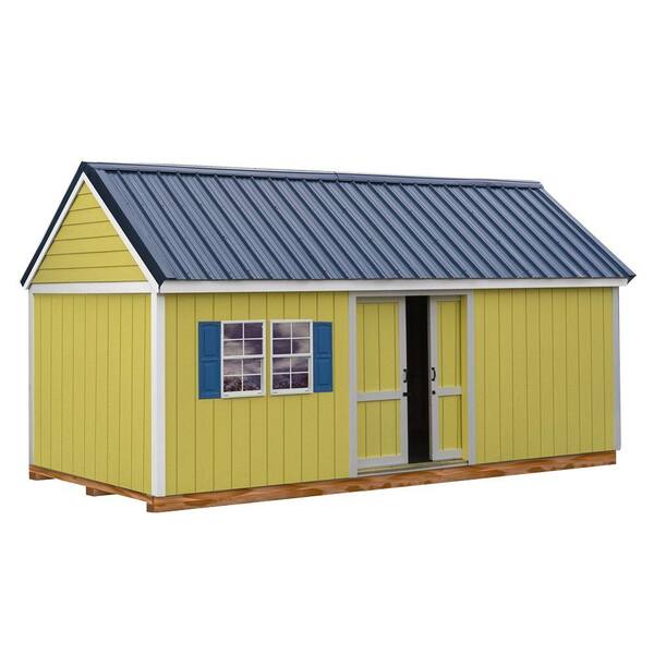 Best Barns Brookhaven 10 ft. x 20 ft. Storage Shed Kit with Floor Including 4 x 4 Runners