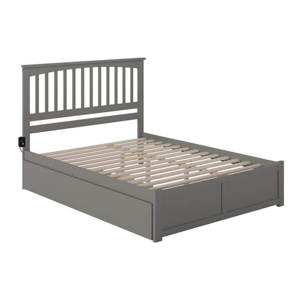 Mission grey storage deals bed