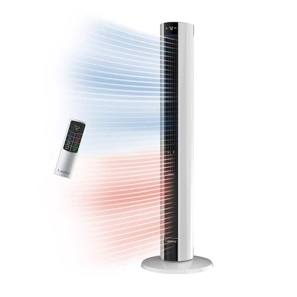 All Season 1500-Watt Electric Oscillating Space Heater and Fan Combo Tower with Remote Control