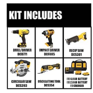 DEWALT - Cordless - Power Tool Combo Kits - Power Tools - The Home Depot