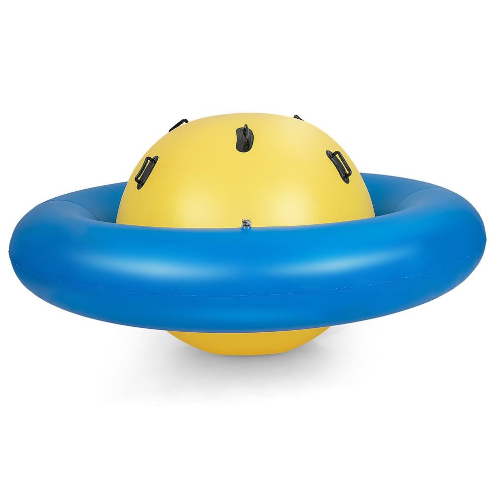 Costway 7.5 ft. Inflatable Dome Rocker Bouncer with 6-Handles Fun ...