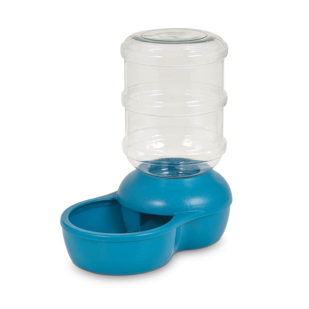 Aspen Pet Lebistro Gravity Waterer Water Bowl Station for Cats and Dogs  2.5 gallon  Black