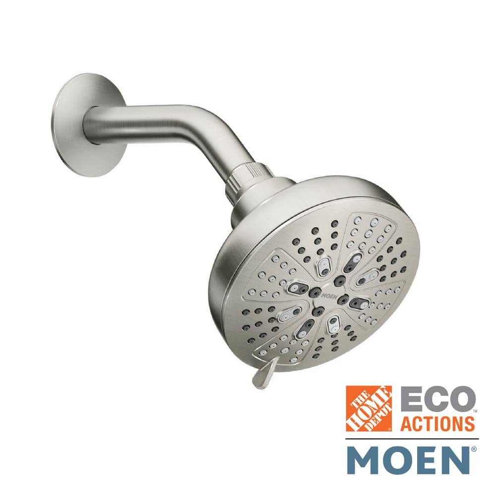 MOEN HydroEnergetix 8Spray Patterns with 1.75 GPM 4.75 in. Single Wall