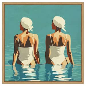 Amanti Art Two Friends At The Beach by Layla Oz 1-Piece Floater