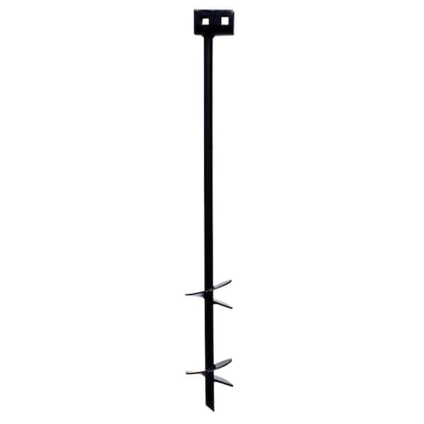 TIE DOWN ENGINEERING Iron Root Double-Head Double-Helix Earth Anchor, 3/4 in. Rod x 48 in. L x 4 in. Helix, Class 4A (Pack of 8)