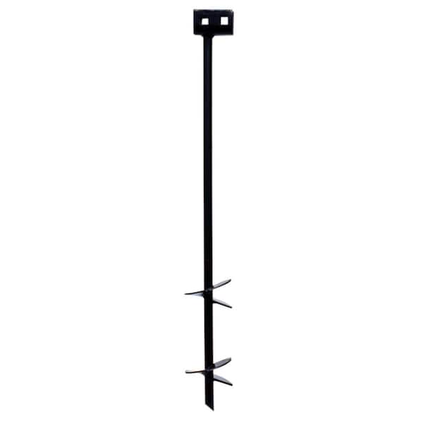 TIE DOWN ENGINEERING Iron Root Double-Head Double-Helix Earth Anchor, 5/8 in. Rod x 30 in. L x 4 in. Helix, Class 2 (Pack of 8)