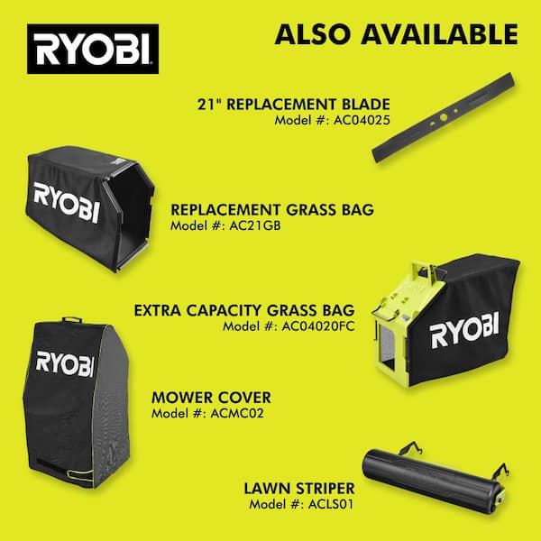 RYOBI - 40V HP Brushless 21 in. Cordless Battery Walk Behind Self-Propelled Lawn Mower with (2) 6.0 Ah Batteries and Charger