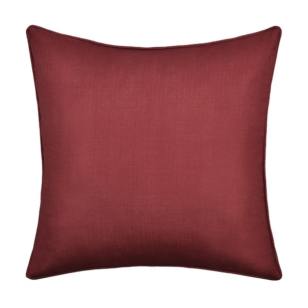 Unbranded Bari Red Jacobean Polyester Euro Sham 26 in. L x 26 in. W