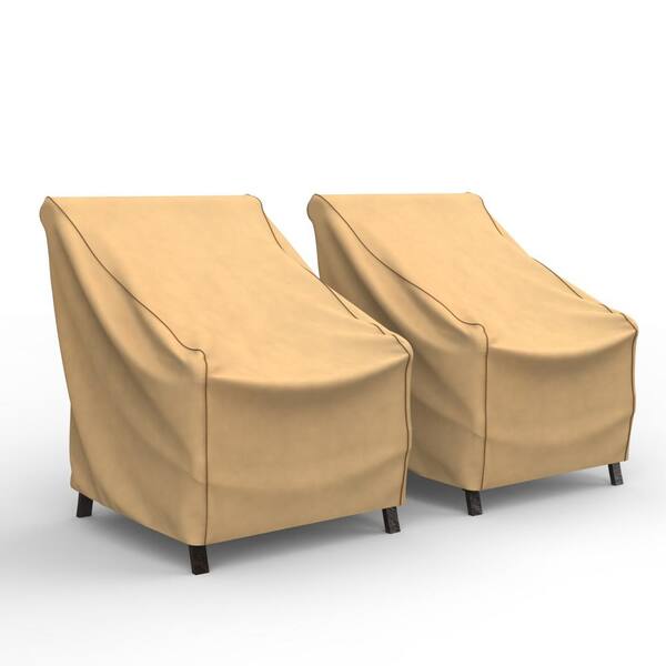 Budge StormBlock Savanna Small Tan Patio Chair Cover (2 Pack)