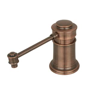 Built in Antique Copper Soap Dispenser Refill from Top with 17 oz. Bottle 3-Years Warranty