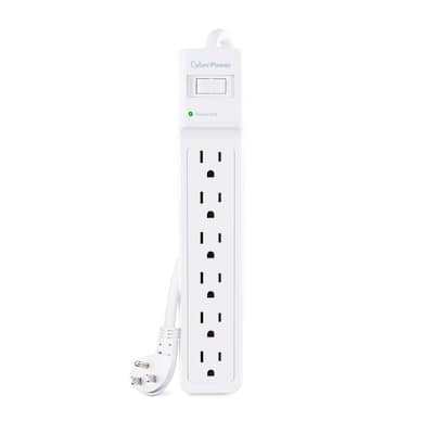 CyberPower 15 ft. 6-Outlet Cord 1500J Surge Protector B615
