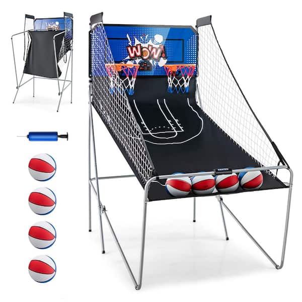 Blue 81 in. Basketball Stand (5-Pack)