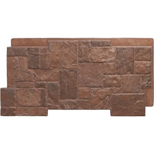 Ekena Millwork 48-5/8 in. x 24-3/4 in. Cascade Stacked Stone, StoneWall ...