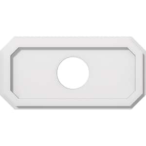 1 in. P X 18 in. W X 9 in. H X 4 in. ID Emerald Architectural Grade PVC Contemporary Ceiling Medallion