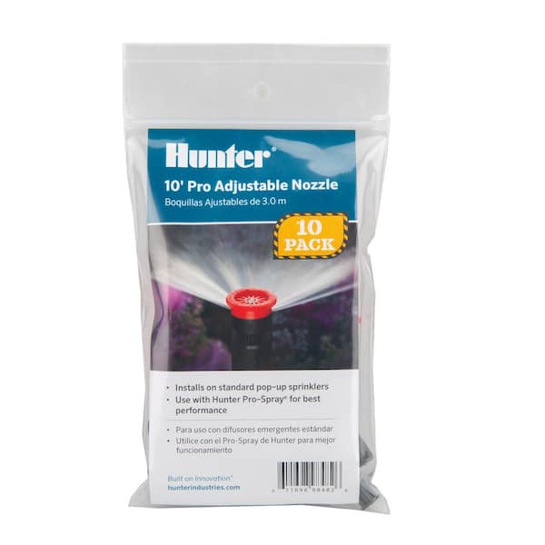 Hunter Industries Pro Adjustable Arc 10' radius pop-up Sprinkler Spray Nozzle Pro Pack (10-Pack)