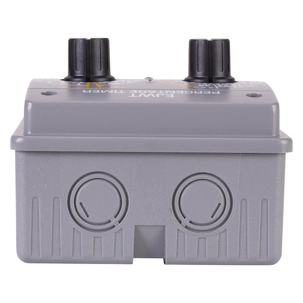 TORK 120-240VAC 24-Hour Indoor SPDT Percentage Timer, Gray EJWT