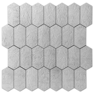 Stone Beige 12 in. x 12.5 in. PVC Peel and Stick Tile, Stick on Backsplash for Kitchen, Bathroom 9.5 sq. ft./Box