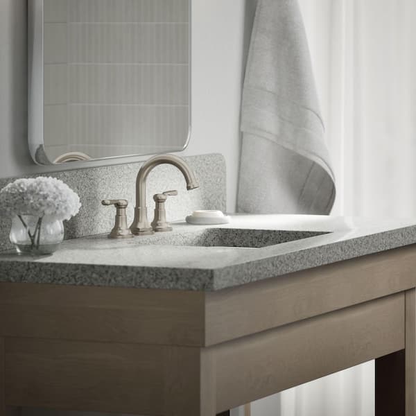 KOHLER Worth 8 in. Widespread 2-Handle Bathroom Faucet in Vibrant